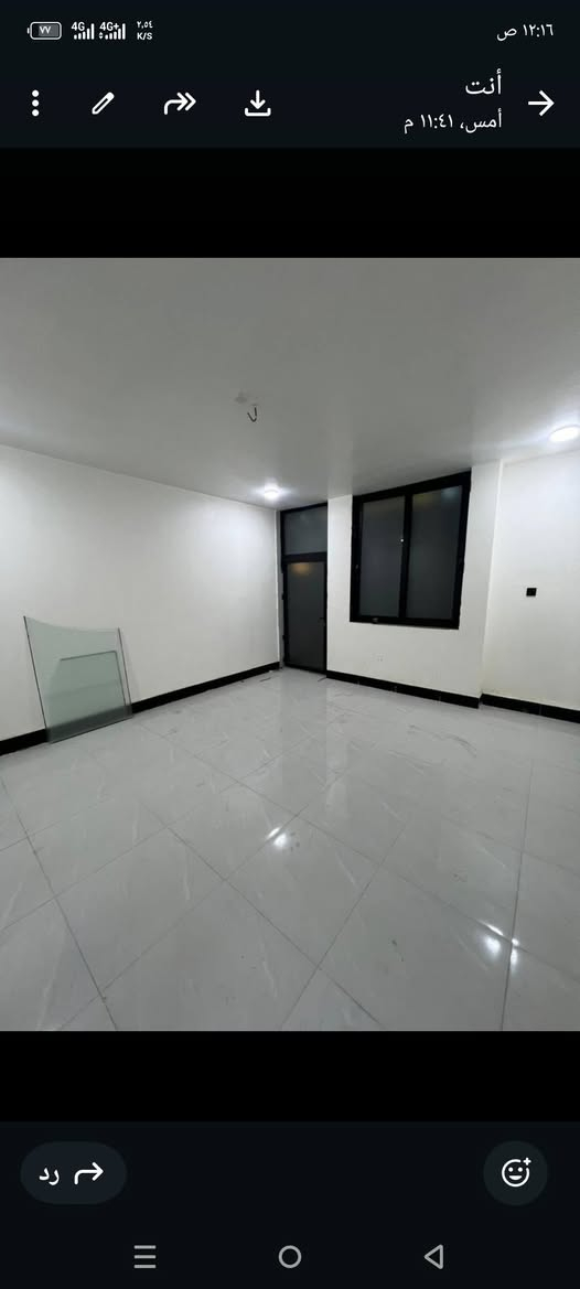 دار للايجار جديد م100متر حي الجامعه نجف منطقه 28 الف طابقين غرفه 3صاله 2 مطبخ صحيات عدد  ثلاثه استقبال مفتوح علا الصاله سقف جمس ارضيه مرمر شهر 700 مقدمه 6 أشهر قفل تصال بالمكتب اوخاص واتساب موجود ***********
