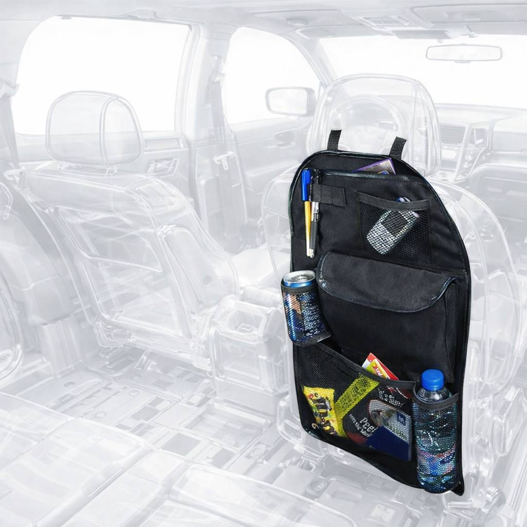 منظم ظهر مقعد السيارة متعدد الجيوب  موديل Z-2738 بسعر10الاف
منظم عملي يُثبّت على ظهر مقعد السيارة لتوفير مساحة تخزين مرتبة وسهلة الوصول للأغراض اليومية داخل السيارة.

 • تصميم يُعلّق على ظهر المقعد الخلفي لزيادة مساحة التخزين داخل السيارة
 
• أحزمة تثبيت قابلة للتعديل مع نظام Hook & Loop لتناسب أغلب المقاعد
 
• حامل أقلام مدمج بسعة 4 أقلام
 
• جيب علوي شبكي مناسب للأجهزة الصغيرة مثل الهاتف أو الآلة الحاسبة
 
• حامل مشروبات قابل للتوسيع لتثبيت أحجام مختلفة من الأكواب والقناني
 
• جيوب سفلية شبكية مزدوجة لحمل الكتب، المجلات، الخرائط أو أغراض متنوعة

 • المقاس: 39 سم × 60 سم
• التصميم: متعدد الجيوب – قابل للطي لتوفير المساحة
• آلية التثبيت: أحزمة مقعد قابلة للتعديل + أربطة تثبيت سفلية


**إذا كنت صاحب هذا الإعلان وتريد حذفه لأي سبب، رجاءا أرسل رسالة إلى الدعم الفني**