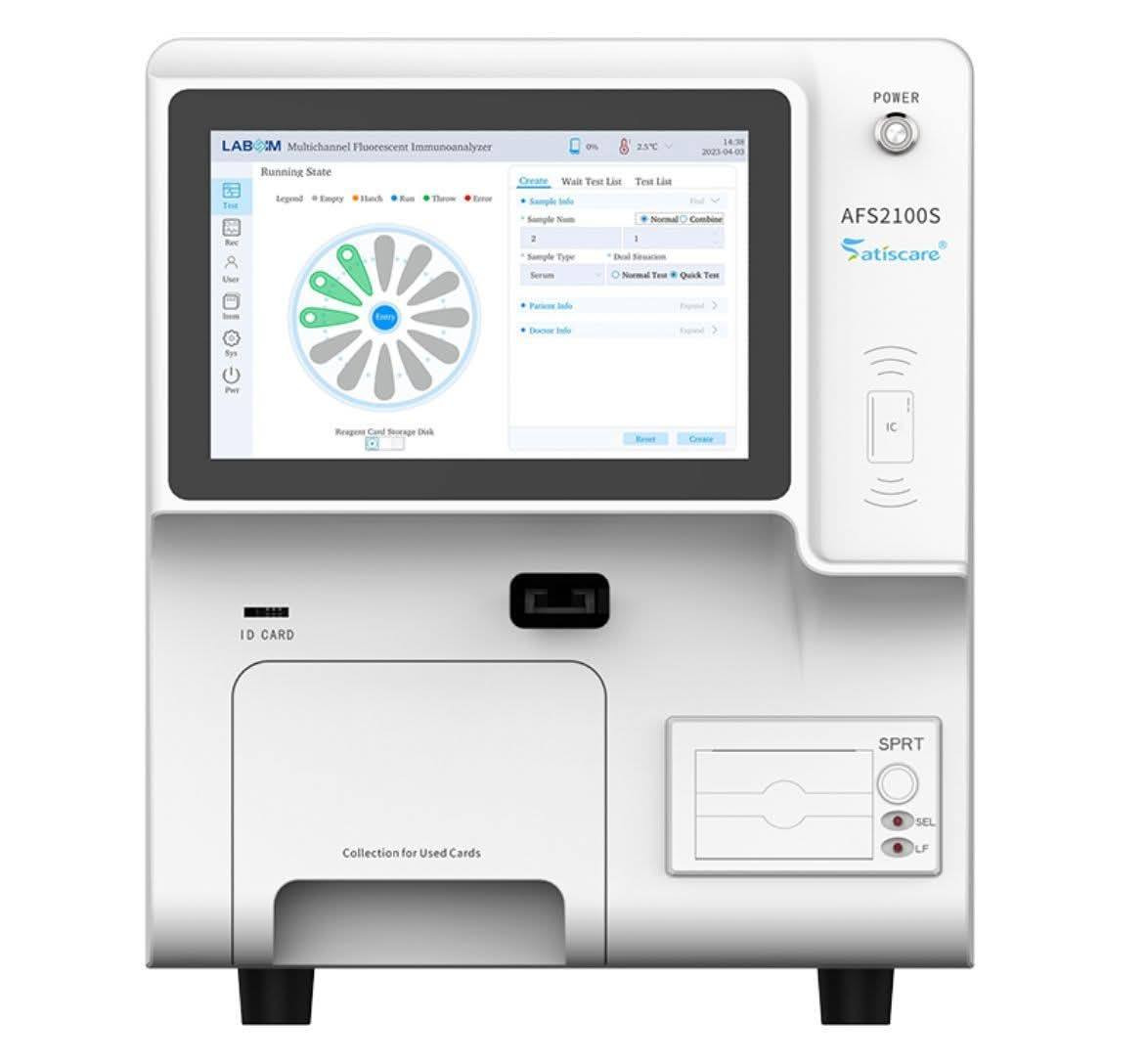 🔷 شركة جوهرة  القيروان
📍 بغداد / باب المعظم

بالتعاون مع كادر المبيعات والقسم الفني
تم تنصيب وتشغيل جهاز AFS2100S Satiscare
في مختبر الغيث التخصصي الواقع في بغداد

⭐ مميزات الجهاز:

🧪 يعمل بتقنية Fluorescence Immunoassay
🧪 يحتوي على 12 قناة حضانة مستقلة لسرعة ودقة أعلى
🧪 زمن فحص سريع 
🧪 نظام اختبار بخطوة واحدة مع ثبات حراري عالي (±1°C)
🧪 شاشة لمس ملونة 10.1 إنج بواجهة استخدام حديثة
🧪 طابعة حرارية مدمجة لطباعة النتائج مباشرة
🧪 تخزين أكثر من 10,000 نتيجة
🧪 يدعم عدة أنواع من العينات (Serum – Plasma – Whole Blood – Urine)

✔️ إمكانية إجراء فحوصات متقدمة مثل:
🧬 Vitamin B12
🧬 Insulin
🧬 C-Peptide
وغيرها العديد من الفحوصات 
💳 خيارات الشراء متوفرة:

✔️ الدفع كاش
✔️ الدفع بالأقساط
✔️ الاستبدال بأجهزة أخرى

📩 للاستفسار عن السعر والتفاصيل الكاملة
يرجى التواصل معنا عبر الرقم
***********
قسم المبيعات
