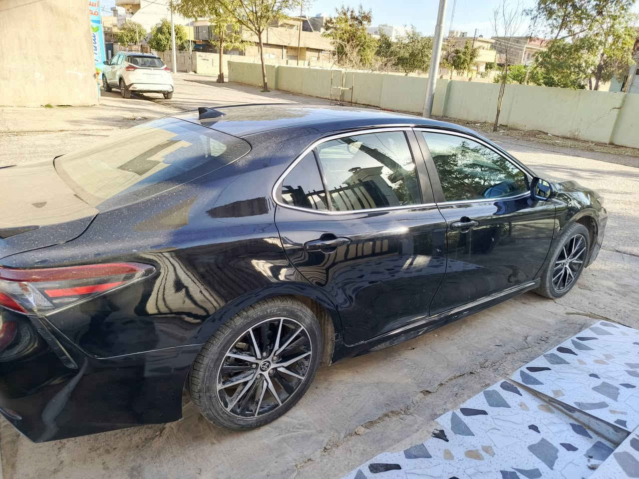 كامري 22 مواصفات SE بلاص حتى بصمه بيه 3 قطعه صبغ راس شاصي تعديل شي قليل ماشي 73 الف كيلو متر مكاني كركوك بسمي حتى دفتر بنزين موجود سعر 175 بيه محال قليل ***********
