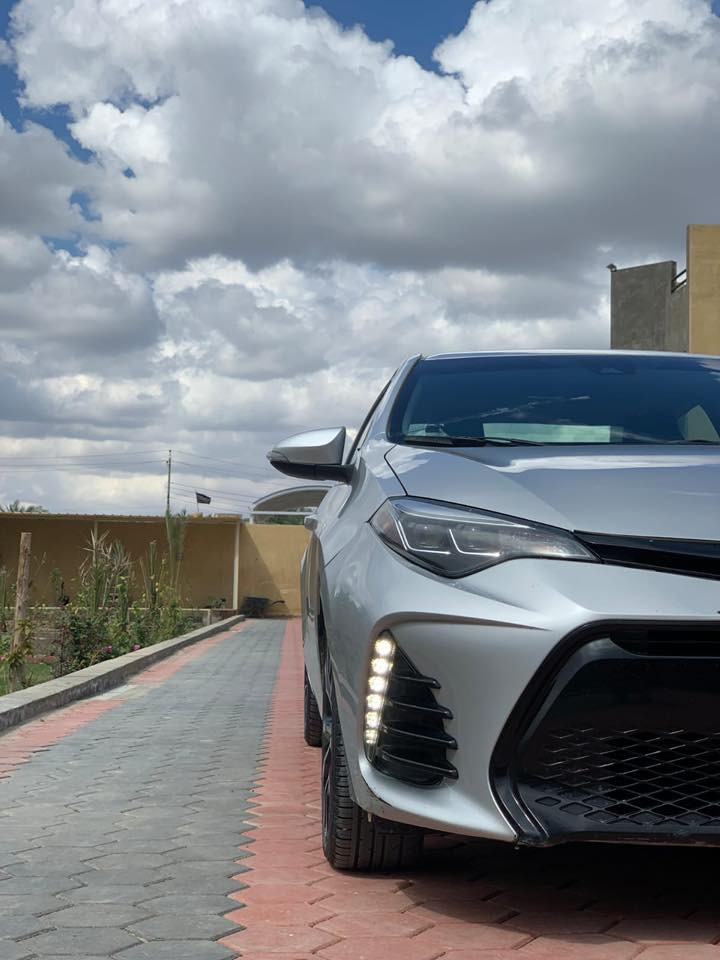 كورلا 2018 se
موديل : 2018 
اللون : رصاصي / فضي 
الرقم : كربلاء
ماشيه 125 ميل 
حادثها خفيف في اميركا 
في العراق لا يوجد حادث
مكان السياره كربلاء 
السعر 147 
***********
