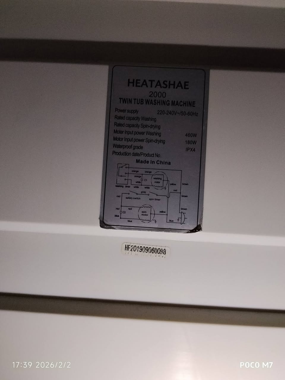 الـسـلام عـليـكم ورحـمـة الـلّٰـه وبـركـاتـة 
غسالة نوع / حجم ٢٠ كيلو / غسل وتنشيف تغسل بطانيات / السعر: 110 ألف وبية مجال بسيط
سخان نوعة الطحان الاصلي / حجم 160 لتر / السعر:75 ألف
ساحبة دهون / السعر:50 ألف
@إشارة #غسالة #سخان #الجميع #بغداد #العراق


**إذا كنت صاحب هذا الإعلان وتريد حذفه لأي سبب، رجاءا أرسل رسالة إلى الدعم الفني**