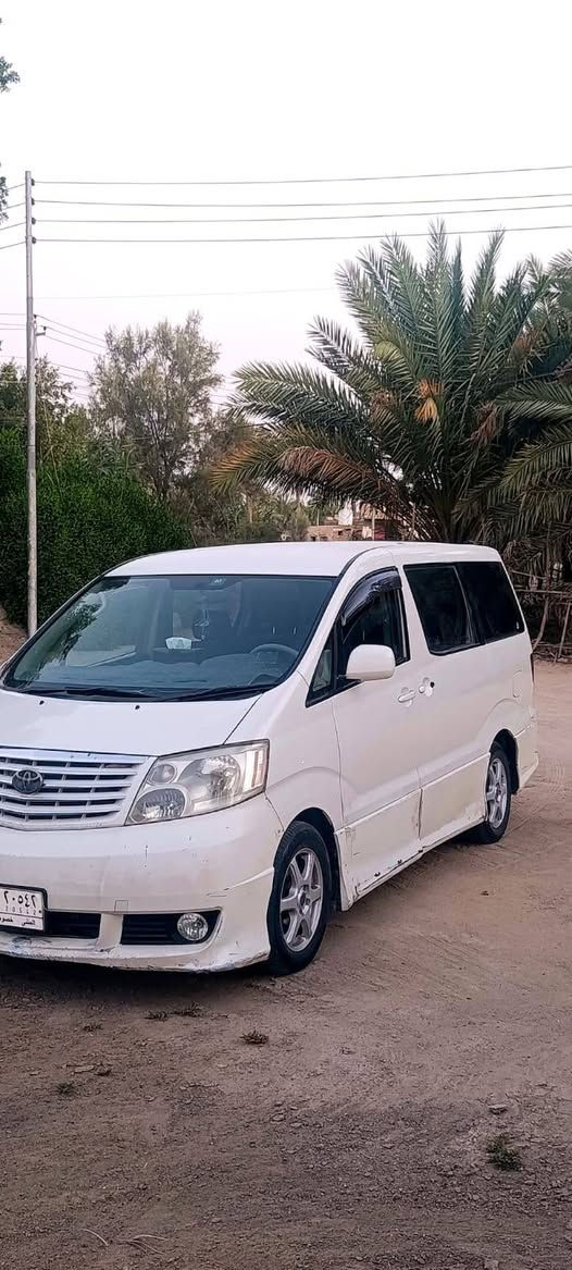 تويوتا الفارد موديل2003  مواصفات حساسات وكامره. .كشنات منفصل باب كهربائي  الجنطه كهربائيه 4 سلندر 2 ويل دشبول جديد وتدفئه وتبريد 3قطع كل التحكمات شغاله رقم مثنى مدوار ثاني يوم سوي هزه تكمل اداورلك السعر 100وبيها مجال للستفسار اتصل وتدلل *********** عنواني سوق الشيوخ كرمة بني سعيد

