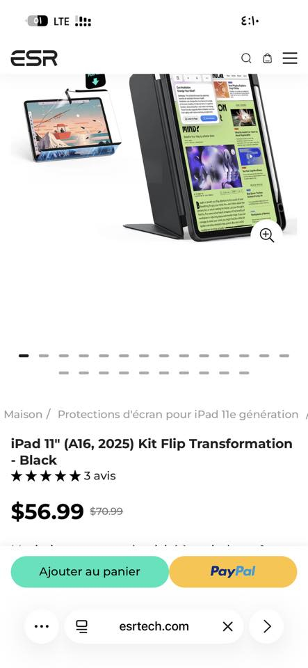ايباد 11 
A16
ذاكرة ١٢٨
بطارية ١٠٠ 🔋 
ضمان ماستر كامل ملحقات ✅
بالاضافة الى قلم ايباد يدعم راحة اليد ✍️
بالاضافة الى ستاند ايباد وبي قاعدة شحن يدعم شحن تلفون وساعة وايربود وايرلس وبي اناره وبي ساعة وبي منفذ شحن تايبسي فدشي مرتب❤️
بي ٣ كفرات واحد منهن ESR سعره ٥٠ دولار بالموقع
سعره مع الملحقات ٥٥٠ الف وبي مجال شي بسيط
لان بي ملحقات هواي وغاليات ربي يشهد 

مكاني كوت مركز مدينة 
***********
