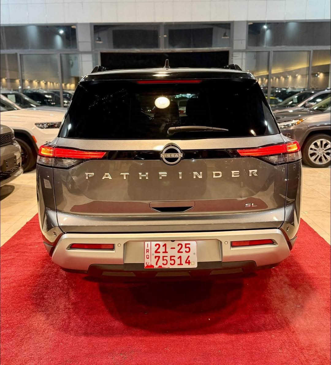كاتي تترقم شمال فقط
NISSAN PATHFINDER SL النوع
اللون: نفطي سقف اسود
الموديل : 2024
نوع المحرك : 6 سلندر (3.5L)
السعر: $235
عداد المسافه:21 الف مايل
ايرباك سليم V 100%
الضرر: كما موضح بالصورة.
صور الحادث + رقم الشاصي مرفقه في المنشور بدون رقم وبشرط الترقيم ( اربيل - دهوك - سليمانية )

المواصفات:
ستيرن تدفئه
خمس كاميرات (360)
بصمه تشغيل
بصمة اربع ابواب
تشغيل عن بعد كشنات تدفئة
ستيرن تدفئة
كشنات كهرباء
رادار امامي
رادارات جانبيه
رادار خلفي
حساس خلفي
شاشه كبيرة
مانع انزلاق
كروز سرعه
هاند بريك بصمه
اوتو هولد
نظام ايكو نورمال سبورت
صندوق كهرباء
7 راكب
عنوان كركوك 
***********
