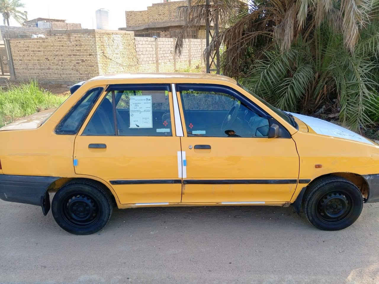 السلام عليكم سايبا موديل 2012 مكينه وكير وحداده وتخم تاير شواصي خير من الله تبريد شرط رقم بغداد انكليزي مداور ثاني يوم السياره مصفره هيئه السعر 23 بيه مجال بسيط للاستفسار *********** مكان السياره كربلاء اخوان غير متواجد على الفيس
