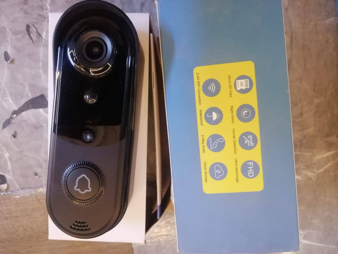 اجراس ابواب المنازل الذكيه فيديو ماركة جيده
جديد غير مستخدم نهائيا
امانه امازون اوربي
فتح الكارتون فقط من اجل الفحص
ابو الكامرتين 50 الف
الاسود والابيض 35 الف
التواصل واتس اب ***********
ماسنجر
