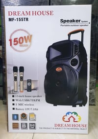 عرض قوي سبيكرات_15_انج قالب كبير.   صوت قوي جداً ..  مايك وايرلس ..   ...