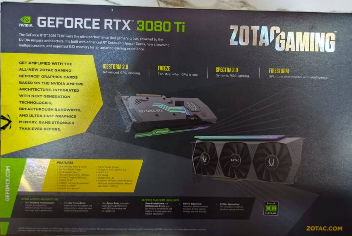 السلام عليكم تجميعه حرفيا جديده 
ملاحضه مابيع قطع مفرد ابيع كامل ورجائا لحد يكسر بسعر تريد تشمر اسعار تعال خاص اشمر سعرك ونتفاهم  ولا تكتبها بتعليقات وكلمه الطيبه صدقه وشكرا 

.كرت الشاشه 
GEFORCE RTX / ZOTAC 3080TI 12G BOX BLACK RGB BOX
.معالج
INTEL I5 14400F 
.مذر بورد
M.B ASUS PRIME B760-PLUS BOX
.رامات
RAM 32G  DDR5 RGB T-FORCE BLACK BOX
.مساحه التخزين 
Lexar M.2 1T  NM620
.بور سبلاي 
850W
.مبرد
BAKSKI 360 WHITE BOX 
.كيس
C. GAMDIAS WHITE BOX
.الشاشه
AOC C27G4 ZE 280HZ 0.3 27INCH BOX اذا مفرد سعرها 230
.الشاشه الثانيه 
dell 1080/1920/75HZ 24INCH اذا مفرد سعرها 60 
. WINDOWS 11 ACTIVE 

. كرسي احمر واسود كيمنك يصعد وينزل وبي تكايه للارجل ومخدات وحده للضهر وحده للرقبه يتحمل وزن 🔴السعر 75 اخذته ب110 
.
🔴 السعر مليونين فقط كيس وشاشتين  وبيها مجال بسيط وذا توصيل تدفع عربون قطع كله جديد بلكارتون استخدام جدا قليل الكرت اقصى ضغط وصل 65 تجي وتفحص كله جديد ونضافه تحكم 🔴 عنواني بغداد حي القاهره قرب جامع النداء بدلفيه 

رقمي للتواصل *********** بي واتساب
