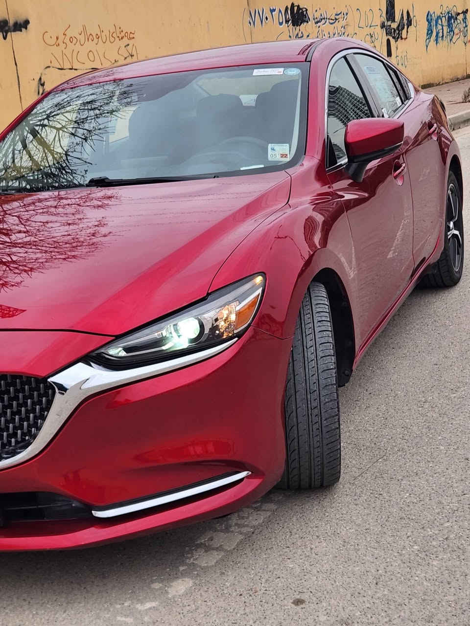Mazda 6 
2020 Sport

مەکینە ٢.٥ بێ تۆربۆ (مرغوب)
بەسمە ، ڕادار ، ڕاداری ئاوێنە ، شاشە گەورە ، گێڕی ئۆتۆماتیک و عادی و مۆدی سپۆڕت ، تراکشن ، تحدید سورعە ، خەتی جادە
تەبرید سارد و گەرم دوو زۆن
لایت زینۆن 
لایت و فول لایت ئۆتۆ
فڵچە ئۆتۆ
ئۆتۆ ستۆپ

دوو دەرگای سەکن و چەمەلەغی دوای سەکن کلێرە
‎بێ ناوگرتن ، بێ ئێرباگ

ژمارە موبایل
*********** السليمانية, العراق
