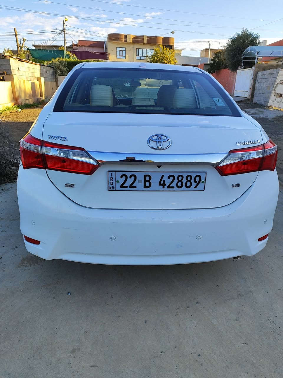 السلام عليكم.من رخصه الادمن.كورلا موديل ١٥ خليجي محرك ١٦ بدون صبغ بدون دعم كير محرك مامفتوح شرط السيارة بدون نواقص ماشية ١٨٠ بطاقة بنزين مكاني كركوك سعر البيع ١٣٥ رقم موبايل ***********
