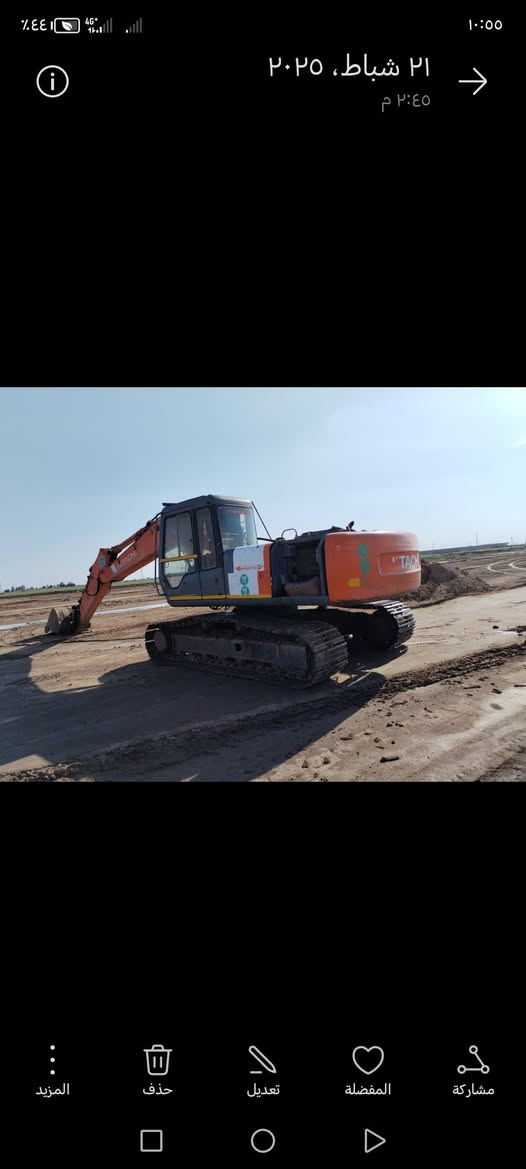 سلام عليكم حفاره تو للبيع حفاره رقم اسود واسط ابيع كلك سعر ٨٠ وبيه مجال قليل *********** العنوان ناصريه نصر
