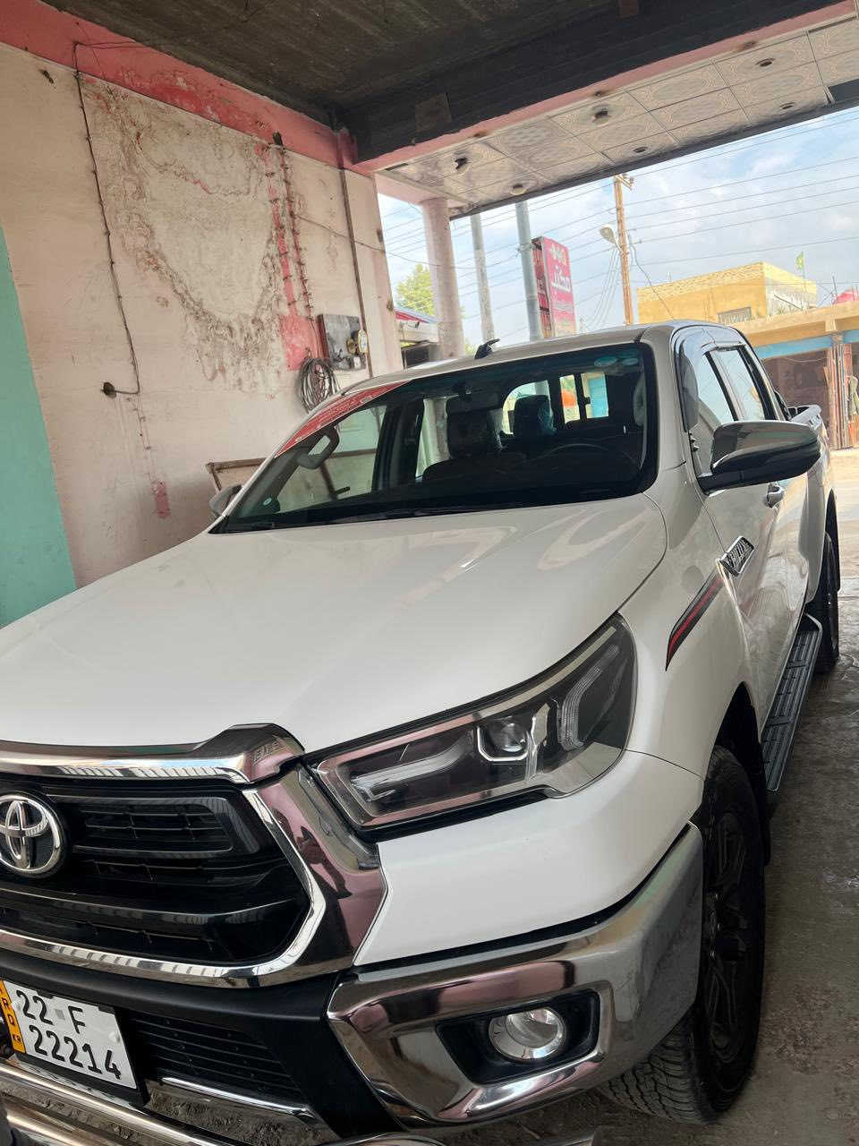 السلام عليكم
هايلوكس 2023  فور ويل بانزين 
ساز فول مواصفات 
بصمه 
تبريد كشنات 
قطعتين تبريد
مرايات شفط +ترحيب 
رقم اربيل تريد تحويل تريد وكالة
السياره جديده مامتعوبه استخدام شخصي 
العنوان البصره قضاء المدينة

+964 771 298 8669
