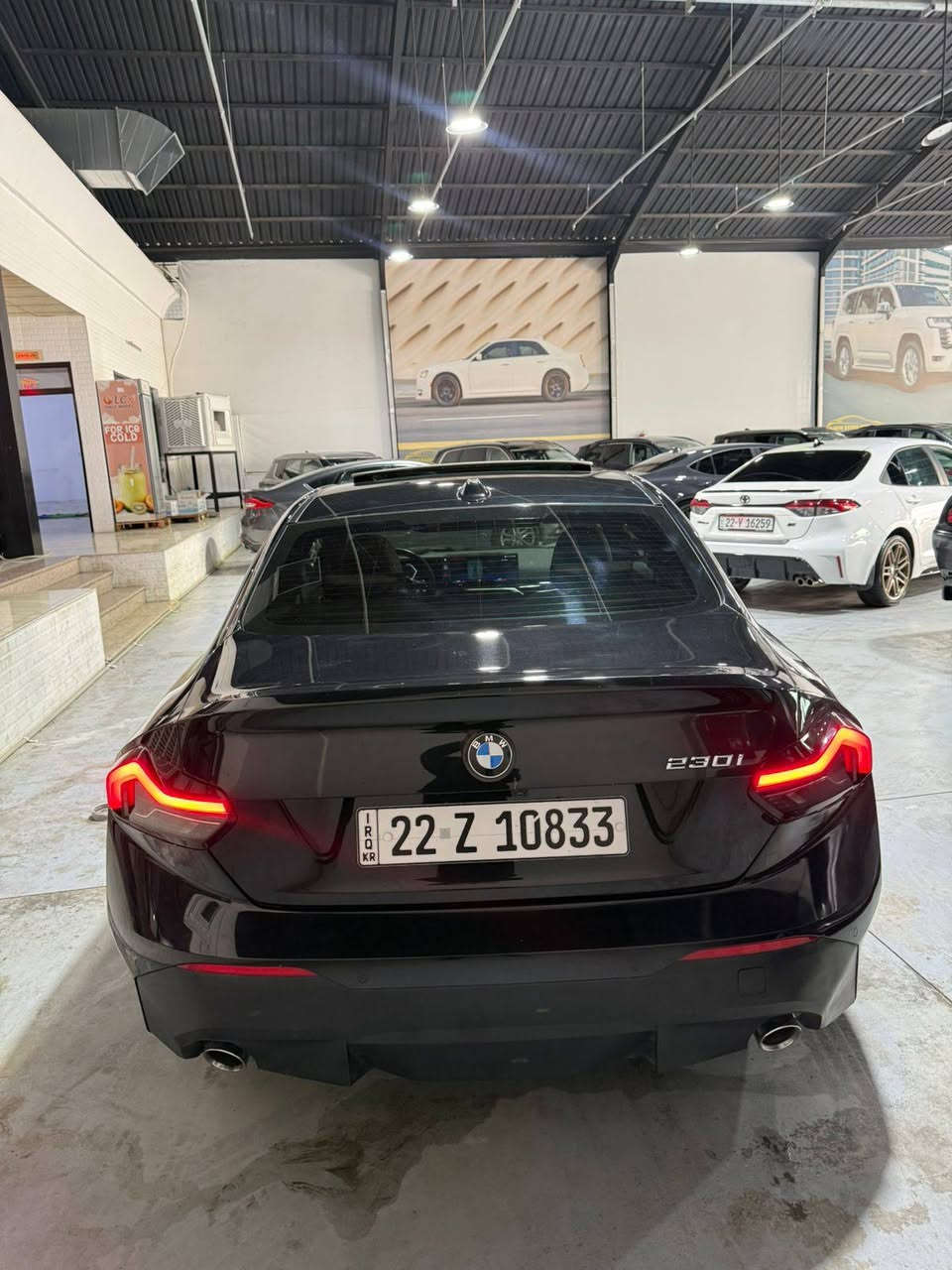 السلام عليكم
للبيع
BMW 230i موديل 2023
مواصفات السيارة:
داخل جلد احمر تحكم كهرباء وتدفئة
داتشو كبير
شاشة متصل
كامرة
حساس امامي خلفي
رادار
تحديد مسار
سلايد روف
ومواصفات البي ام المعروفة
السيارة ماشية 40 الف كيلو وليس ميل
السيارة ايرباكات كلها بلادي بدون دواخل وشواصي شرط
الصبغ ٣ قطع وقطعتين كلير امريكي(جاملغ وباب السايق) صور السونار مرفقة وصور الحادث
السعر المطلوب 235 ورقة وبيها مجال بسيط
مكان السيارة اربيل (مخليها بمعرض نجوم البصرة) 
رقم التلفون ***********
