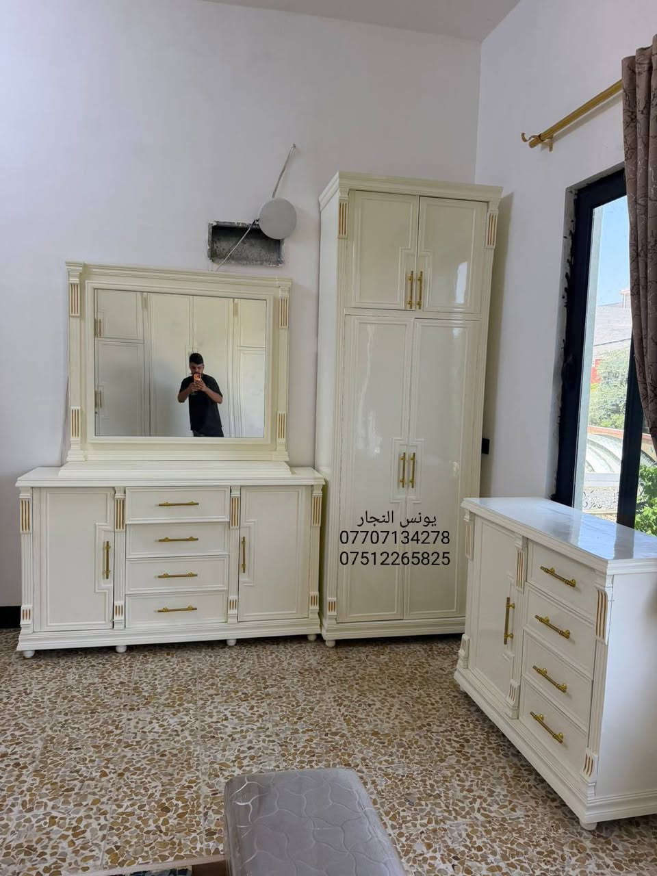 بالتقسيط بالتقسيط بالتقسيط غرف نوم بالتقسيط وبدون مقدمه لمده 18 شهر 
👈 غرف نوم صاج عراقي 
👈 غرف نوم تركي ايضأ 
جميع انواع غرف النوم الصاج (نقدا) و (بالتقسيط) على 18 شهر بدون مقدمة
يوجد نظام استبدال الغرفة المستعملة بغرفة جديدة و الاتفاق على الفرق
العنوان الموصل الايمن الصناعة القديمة اليابسات بالقرب من جامع ابو زعيان
يوجد فصال حسب الطلب
***********يوجد واتساب
***********يوجد واتساب
المشمولين بالاقساط جميع الموظفين والمتقاعدين وابطال الداخلية والدفاع  والوريث على مصرف الرافدين حاملي بطاقة الماستر كارد
التسديد يكون يدوي او الكتروني على رغبه الزبون
ملاحظه مهمه 👈 غرف نوم تركي ايضأ متوفر نضام اقساط 18 شهر
