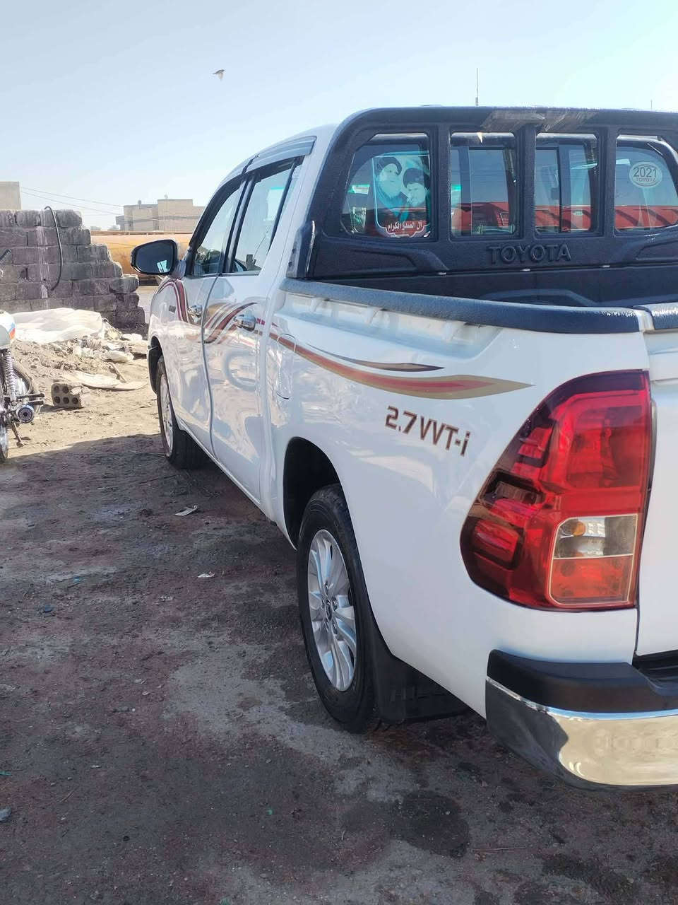 السلام عليكم هيلوكس موديل 2021 اوتماتيك مكفوله كفاله عامه بسمي رقم بغداد تحويل مباشر سياره بسمي(***********)
