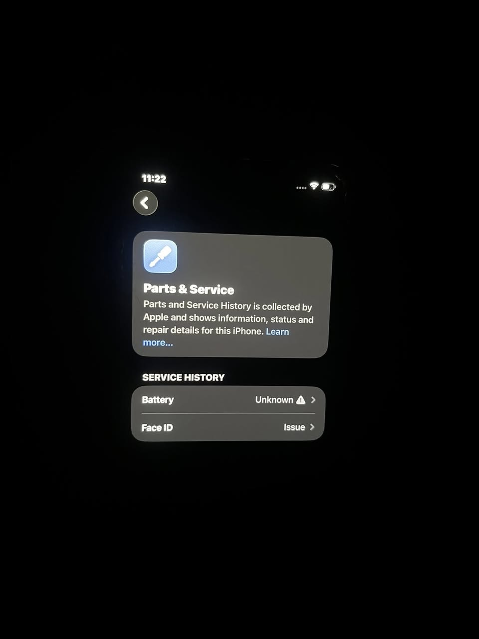 سلام عليكم ايفون 11 برو ماكس مبدل بطاريه اصليه مال شركه ولفيس ايدي واكف بي مشكله ملاحضه مو شاشه مبدله لفيس ايدي بي مشكله يعني يصلح ولباقي ما بي شي تفحص وتاخذه ذاكر ٢٥٦ 
سعر ٣٠٠ وبي مجال لشراي هاذ لرقم ***********
