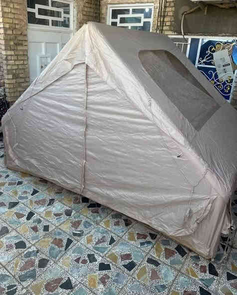 خيمه 14 كيلو نفخ 300 *200*210 بعدها بلكارتون الشراي عل خاص او عل رقم ***********
