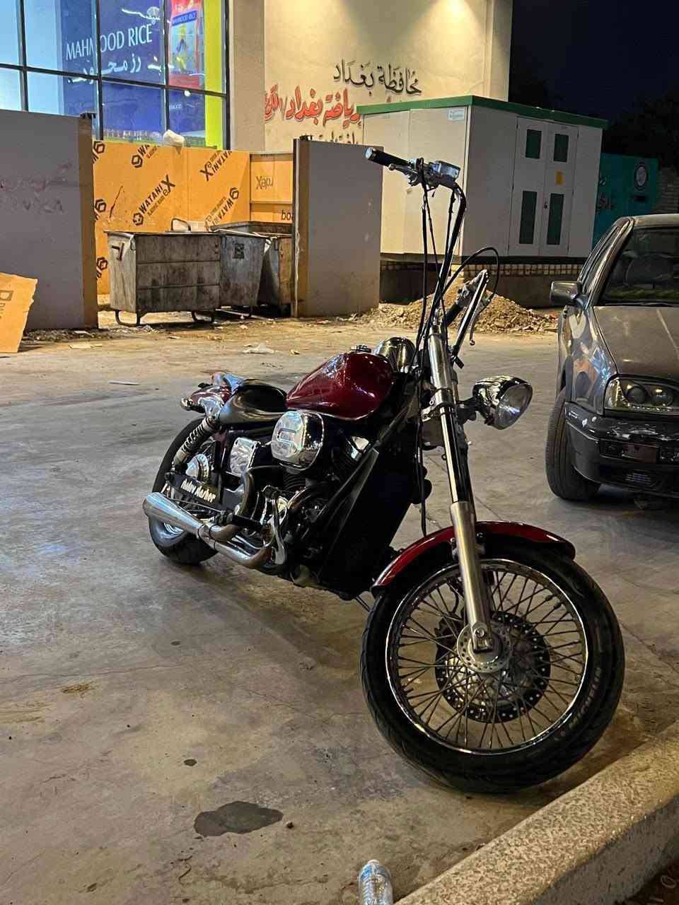 سلام عليكم

هونده شادو سلاشر 400cc
دراجة بلادية ونظيفة، المحرك ممفتوح أبد.
ناقصها أشاير أمامية 

 الموقع: بغداد – الحرية الثانية
 رقم الهاتف: ***********

السعر: 1,650,000 بيها مجال بسيط للشراي
