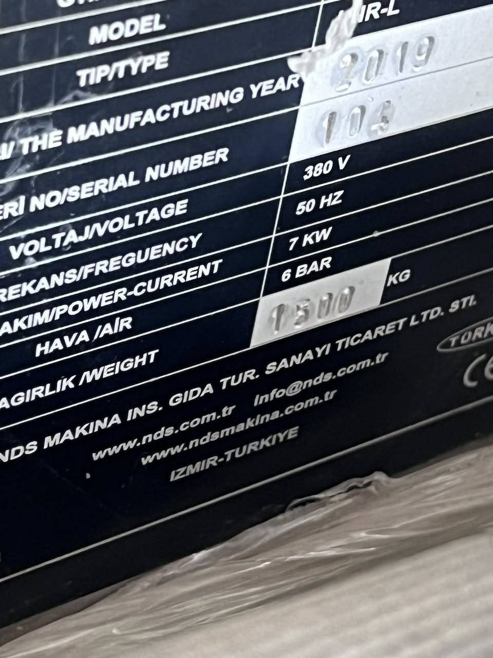 للبيع 🚨🚨
ماكينة ليبل تركية NDS ROLLextrem-L – موديل 2019

ماكينة ليبل أوتوماتيكية (Roll Fed OPP Labeler) بلادي بل باكيت ، مناسبة لمعامل المياه والعصائر والمشروبات.

المواصفات:

* الماركة: NDS Makina – تركيا

* الموديل: ROLLextrem-L

* سنة الصنع: 2019

* نوع الليبل: OPP Roll Fed

* نظام اللصق: Hot Melt Glue (غراء حراري)

* الطاقة الإنتاجية القصوى : 18,000 عبوة/ساعة 

* القوالب الموجودة: 500 ملم و 330 ملم

للتواصل : ***********
