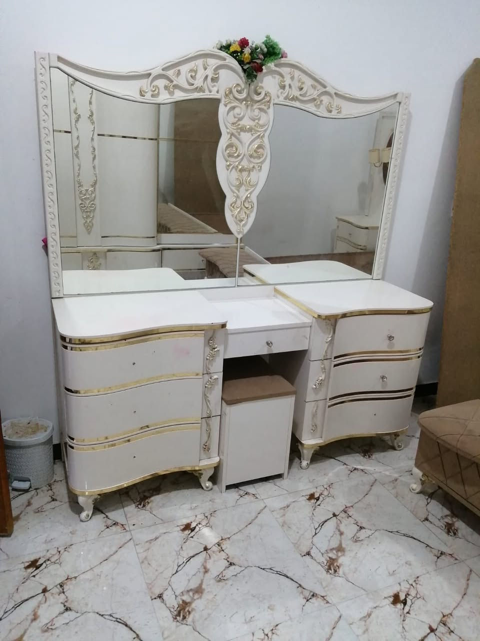 السلام عليكم غرفة نوم تركية متانه واناقه
ناصرية مركز ***********
