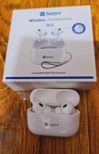 ايربودز الجيل الخامس • شحن لاسلكي • ٢٧ ساعة