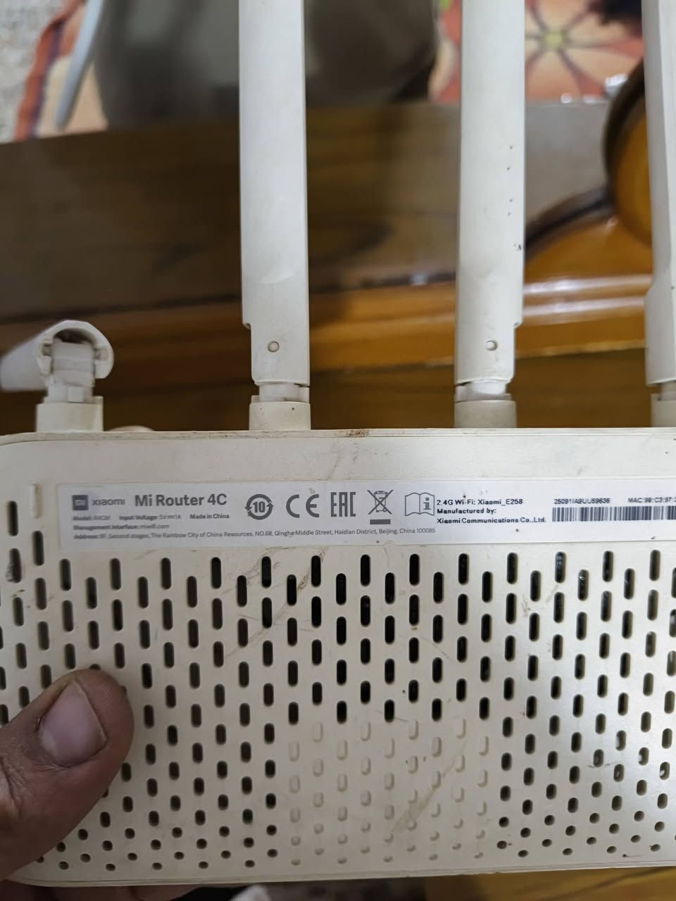 راوتر شاومي 4اريل نضيف. السعر 20 الف


**إذا كنت صاحب هذا الإعلان وتريد حذفه لأي سبب، رجاءا أرسل رسالة إلى الدعم الفني**