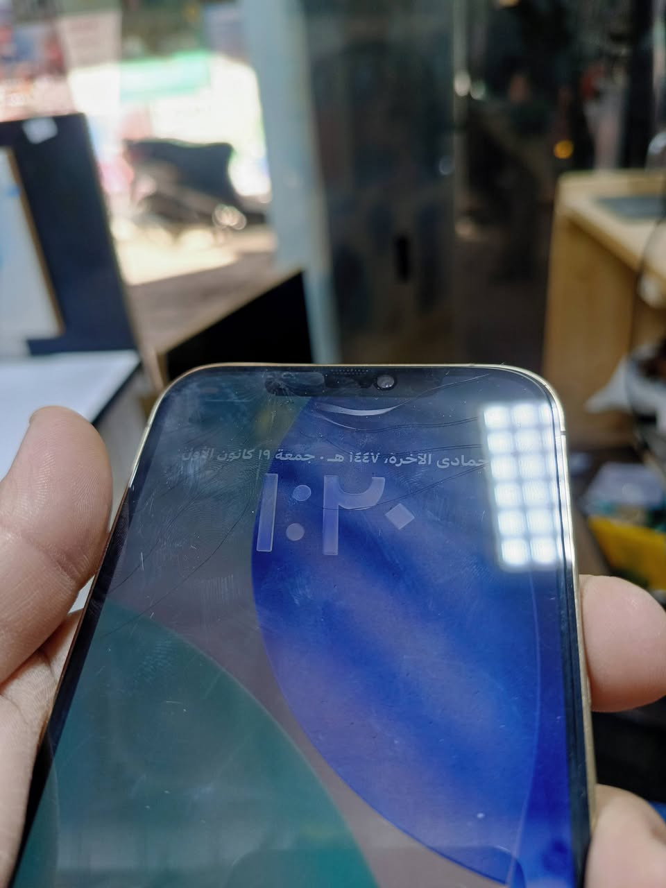 iPhone 12 pro max
نموذج/ M
الذاكـــــــــــــرة / 128
البطاريـــــــــــة / 78
سيـــــــم كارت / دبل
اللون/ ذهبي
كسر في البلازمة  والظهر
لكن الجهاز يعمل بصورة طبيعية
التوصيل متوفر لجميع المحافظات 💨💨🚕

واسط - كوت - المشروع - الشارع الاول - مقابل شركة الاسناد 
للاستفسار مراسلة الصفحة او المراسلة على الواتساب
***********
***********
