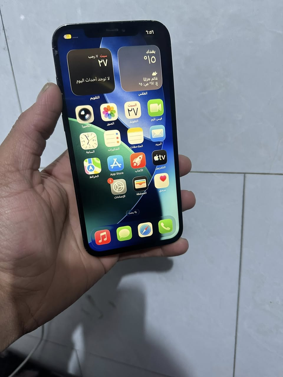 سلام عليكم ايفون ١٢ برو ماكس جهاز كلش نضيف فقط مستبدل شاشة احسن نوعية ذاكرة ٢٥٦ بطارية ٨٣ جهاز كلة شغال فقط البصمة متوقفة سعر ٢٩٠ وبي مجال بصيط مكاني بغداد الامين الثانية ***********
