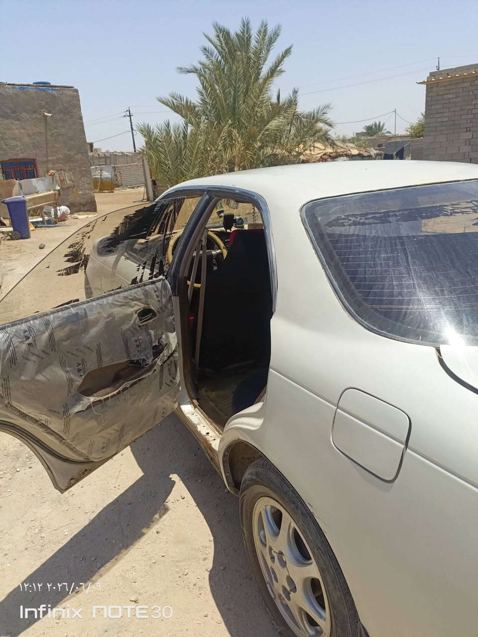 السلام وعليكم سياره مارك نفخ له البيع بيهه كصه جنطه فقط سنويه له ٢٨   السعر 40وبيه مجال رقم *********** العنوان بصره قضاء المدينه
