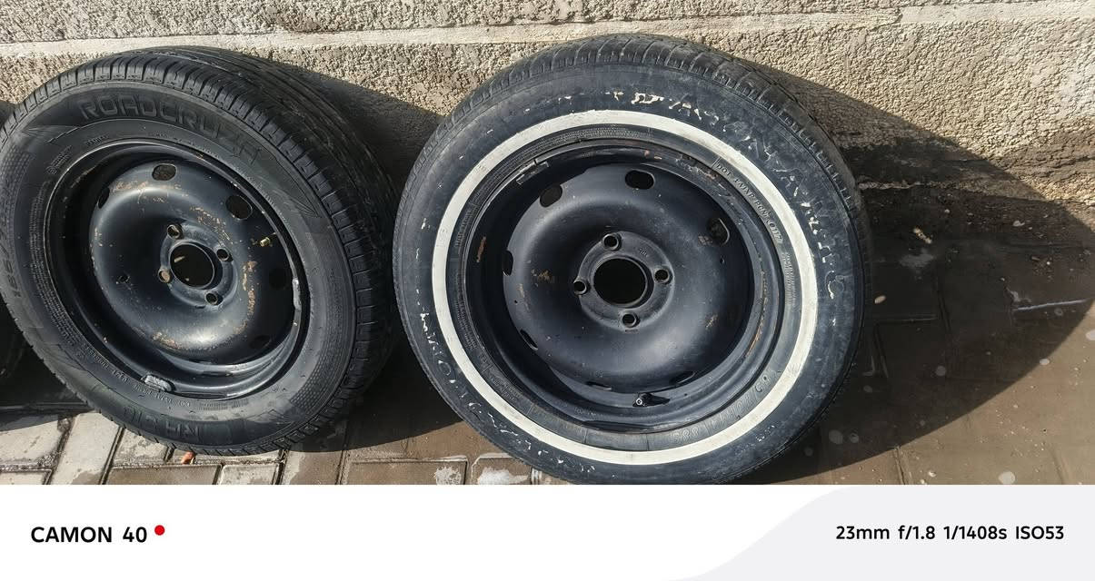 سلام عليكم 
ذني للبيع بس زوج تايرات انضاف الزوج الثاني تعبان مكاني مدينه الصدر ١٤/٧٠/١٨٥) (***********
