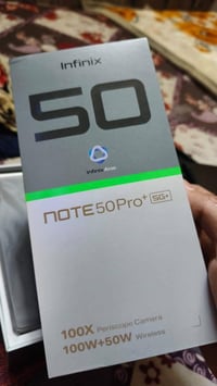انفنكس نوت 50 برو بلاص 5 g  مستخدم اسبوع فقط اي شخط مابيه كامل ملحقات ...