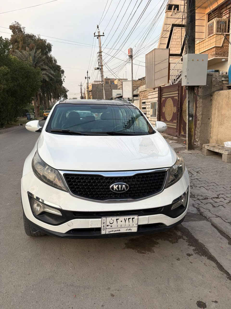 السلام عليكم سبورتج 2014للبيع خليجي فول مواصفات تدفه تبريد قطعتين كير مكينه خير من الله محرك 2400 المرغوب فور ويل تجي وأشوف السياره بعينك 
شرط السونار 
مكاني بغداد الدوره 
السعر 163 وبيه مجال 
رقمي ***********
