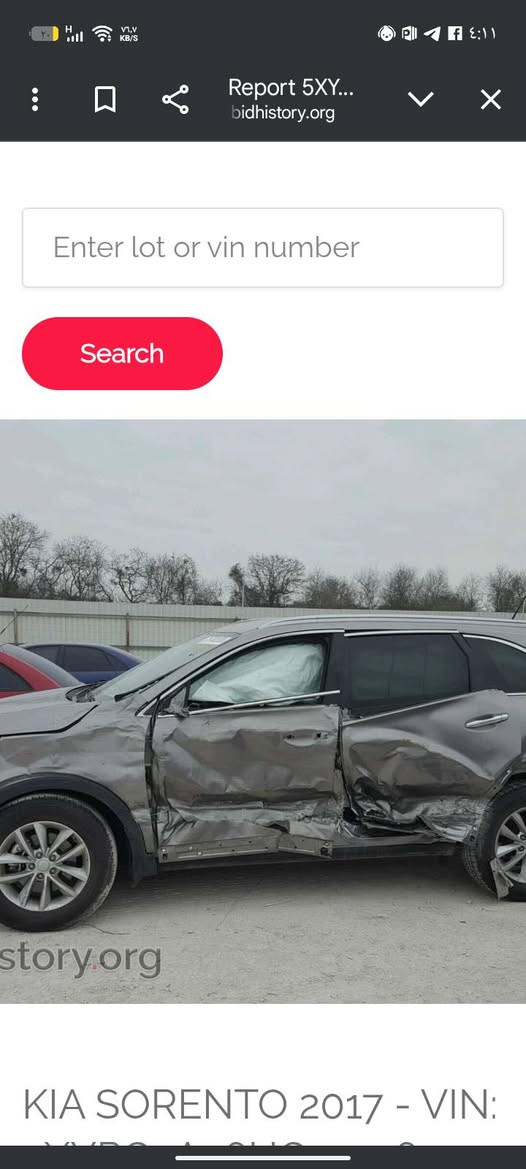 سلام عليكم/ كيا سونورتو/ موديل 2017 /مكينه اربعه سلندر السياره ماشيه/ 72الف/ تخم تاير /وارد امريكي/السعر 138/جديد مكان السياره بغداد الرصافه الرقم *********** /صور الحادث مرفقه بالمنشور
