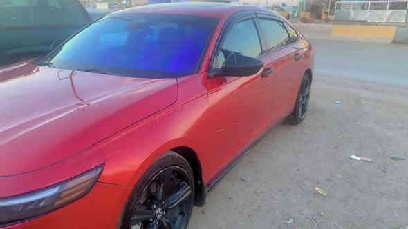 يا الله السلام عليكم هونداي اكورد للبيع موديل 2023 اللون احمر تبديل بنيد  وصبغ بنيد وجاملغ فقط السياره جديده  السعر 195 وبي مجال الاستفسار  ‭0777 703 3270‬ مكان الراشديه
