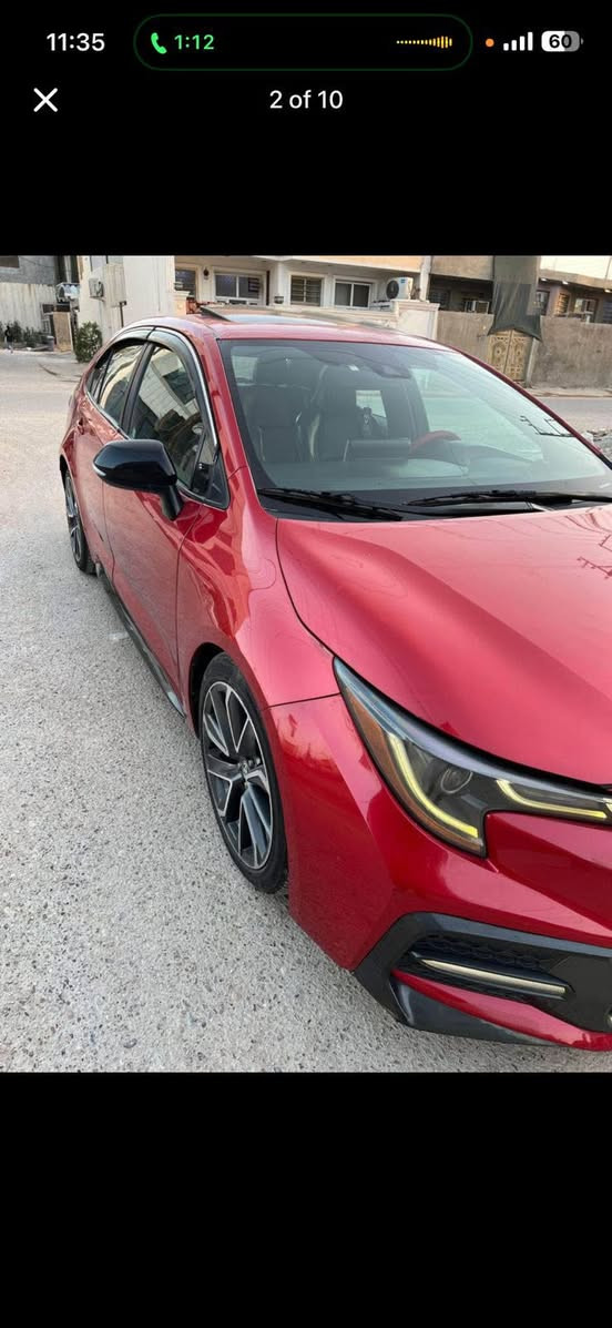 سلام عليكم كورلا 2020 XSE فول واحد على واحد حادثه بدو دواخل  مواصفات تشغيل بصمه سلايد روڤ بصمه اربع ابواب رادار 360 مقاعد جلد تدفئه مقاعد تدفئه سترين شحن لاسلكي اوتو هولد شاشه ديجتل رادار مري جانبيه 
السعر 142 وبيها مجال  مراوس بيع 
*********** مكاني بغداد
