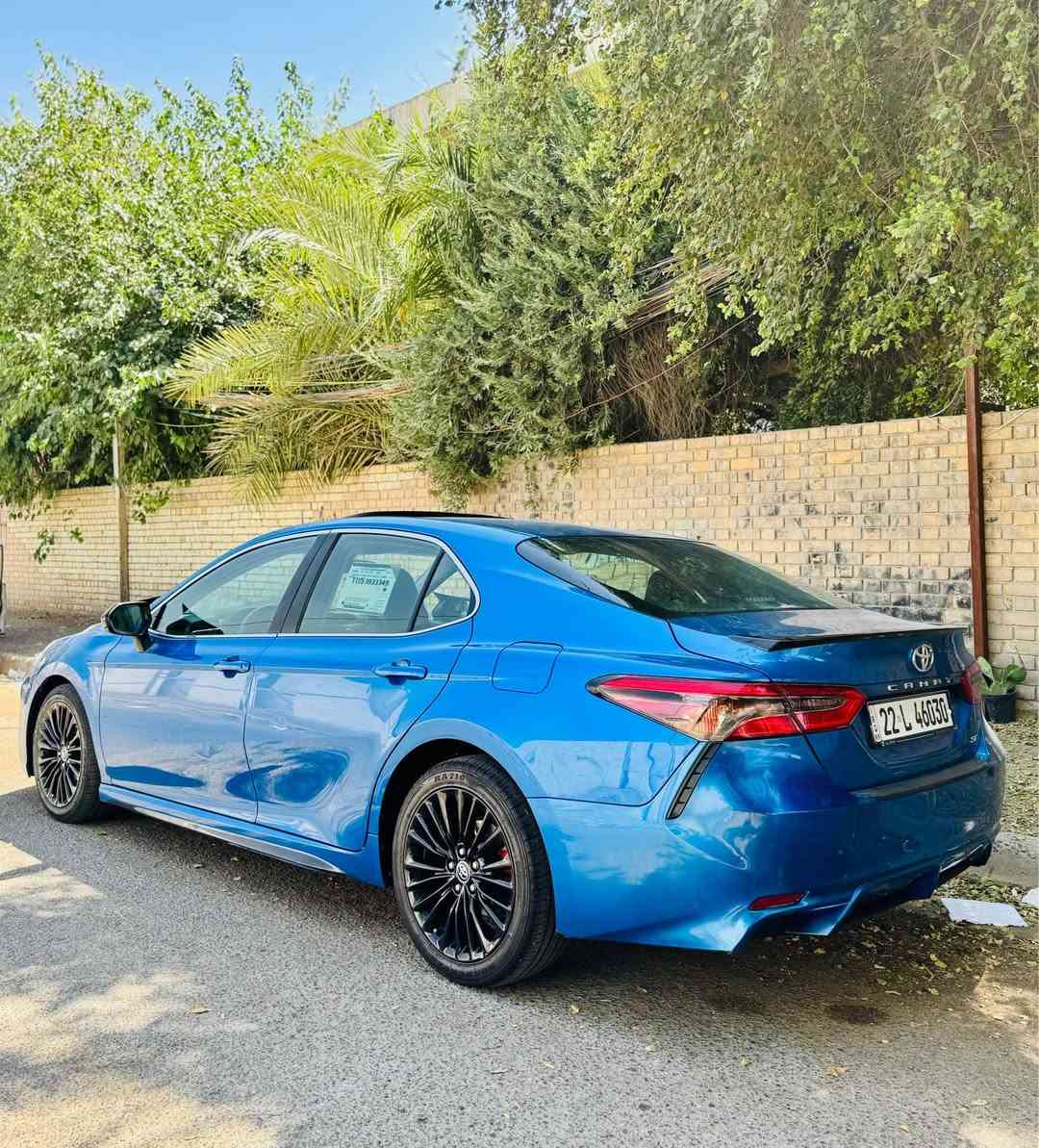 السلام عليكم 
كامري 2018 للبيع se 
حادثها بنيد فقط وبارد بيها مكانين صغار 
السياره فول عدا البصمه جاهزه بدون نقص 
رقم اربيل تحويل او وكاله 
السعر 147 وبيها مجال 
مكاني بغداد الاعظميه 
*********** بغداد, العراق
