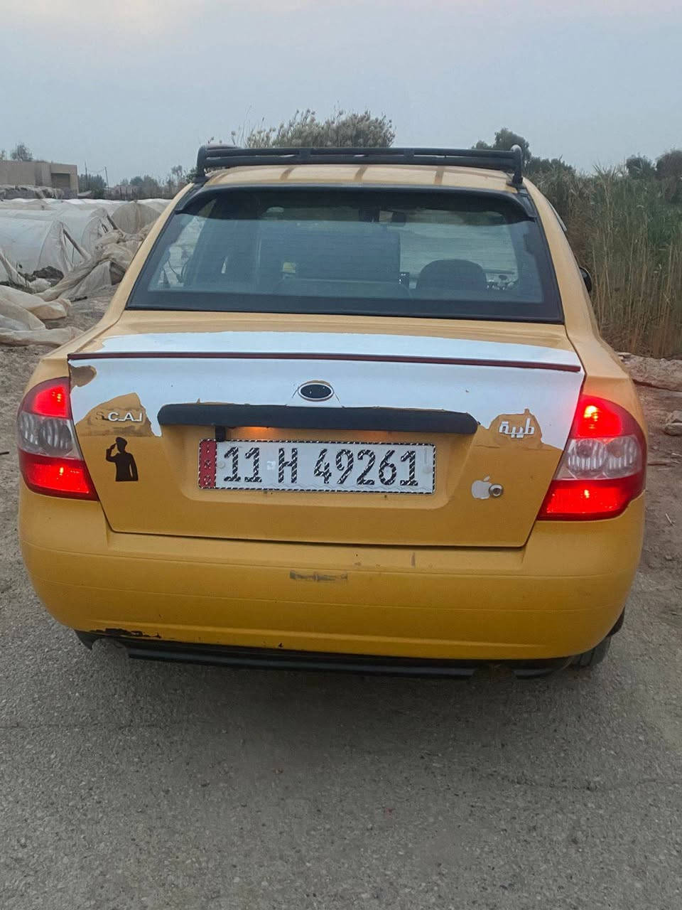 السلام عليكم
طيبه للبيع موديل 2016
باسمي سنويه 30ارقام انكليزي 
محرك كيه ريو تبريد شغال 
سياره جاهزه السعر 35بيها مجال للطيبين الرقم ***********
