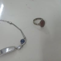 سوار ومحبس فضه مختوم سوار مملبوس اريدهن ب40 مكاني البياع للاستفسار مرا...