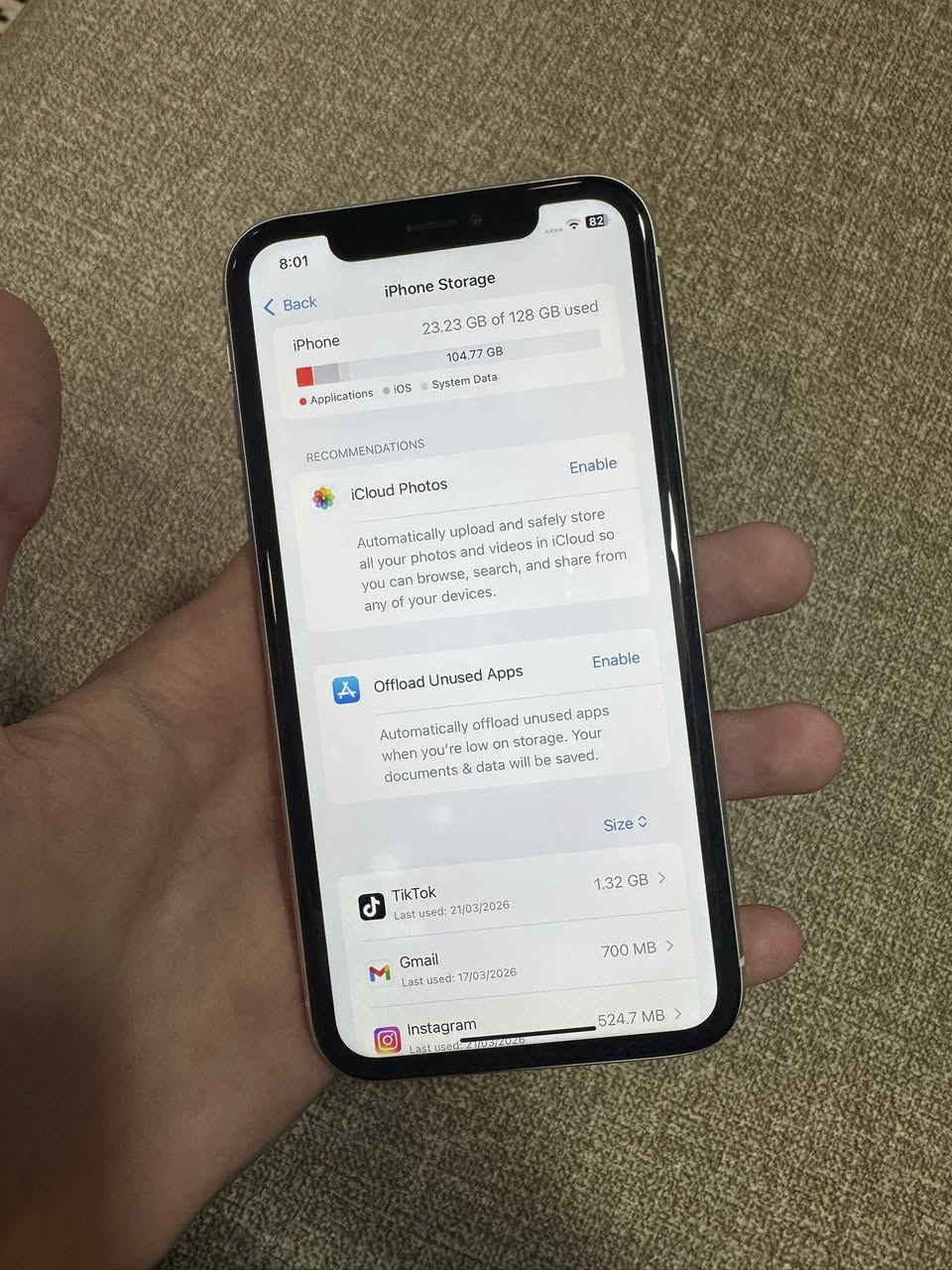 ايفون اكس ار للبيع iphone xr
ذاكرة 128g
بطارية 80
مبدل شاشة اصلية
جهاز نظيف مثل متشوفون بالصور
السعر 125 الف
للاستفسار واتس اب 
***********
