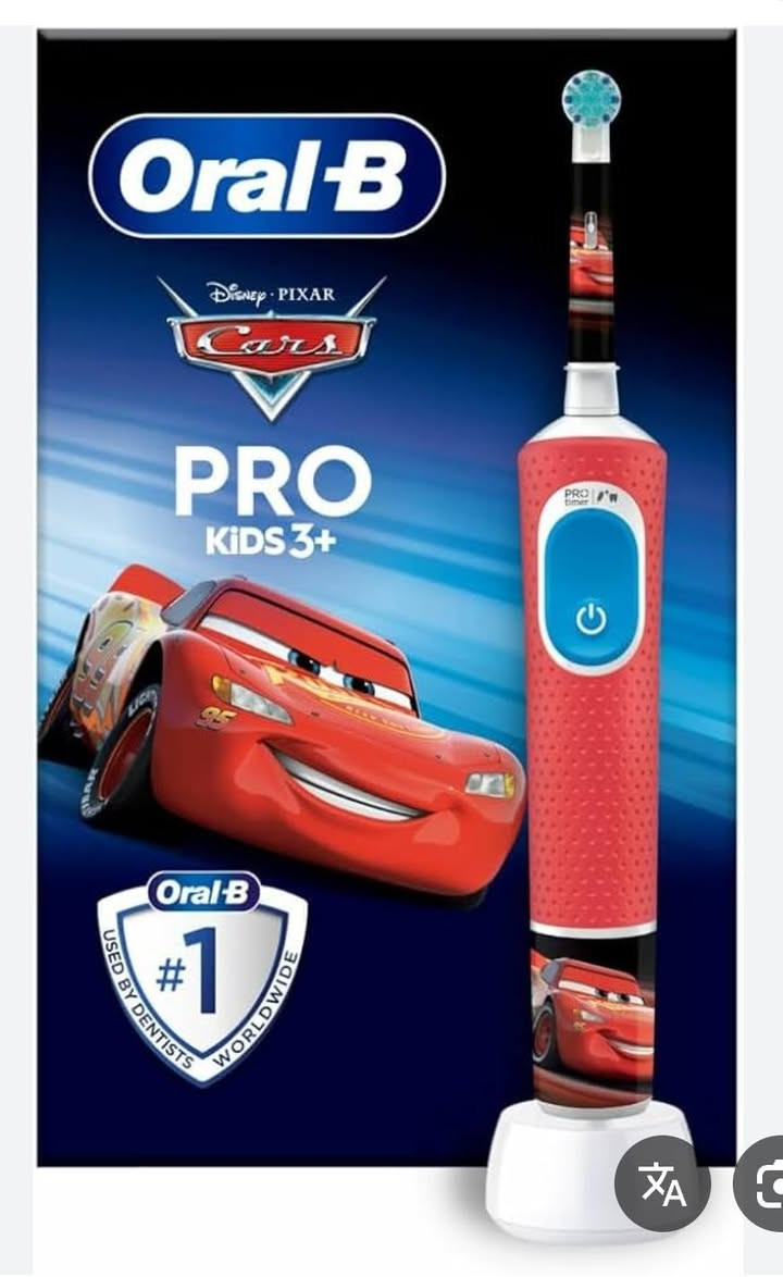 هذه فرشاة أسنان كهربائية من ماركة اورال بي (Oral-B) مصممة خصيصًا لتنضيف العميق الاحترافي  

Amazon.ae
 +1
مميزات خاصة: تحتوي على وضعين للتنظيف، بما في ذلك وضع "الحساسية بلس" (Sensitive Plus) لتنظيف لطيف وآمن على لثة  الحساسة.
التصميم: تأتي بتصميم مستوحى من فيلم ديزني "سيارات" (Cars) لجعل تنظيف الأسنان أكثر متعة.
الوظائف: تتوافق مع تطبيق Disney Magic Timer من Oral-B لمساعدة على تنظيف أسنانهم لمدة دقيقتين كما يوصي أطباء الأسنان.
المكونات: تتضمن الفرشاة رأسًا صغيرًا يناسب فم الطفل،ومؤقتًا مدمجًا، وبطارية قابلة لإعادة الشحن @إشارة


**إذا كنت صاحب هذا الإعلان وتريد حذفه لأي سبب، رجاءا أرسل رسالة إلى الدعم الفني**