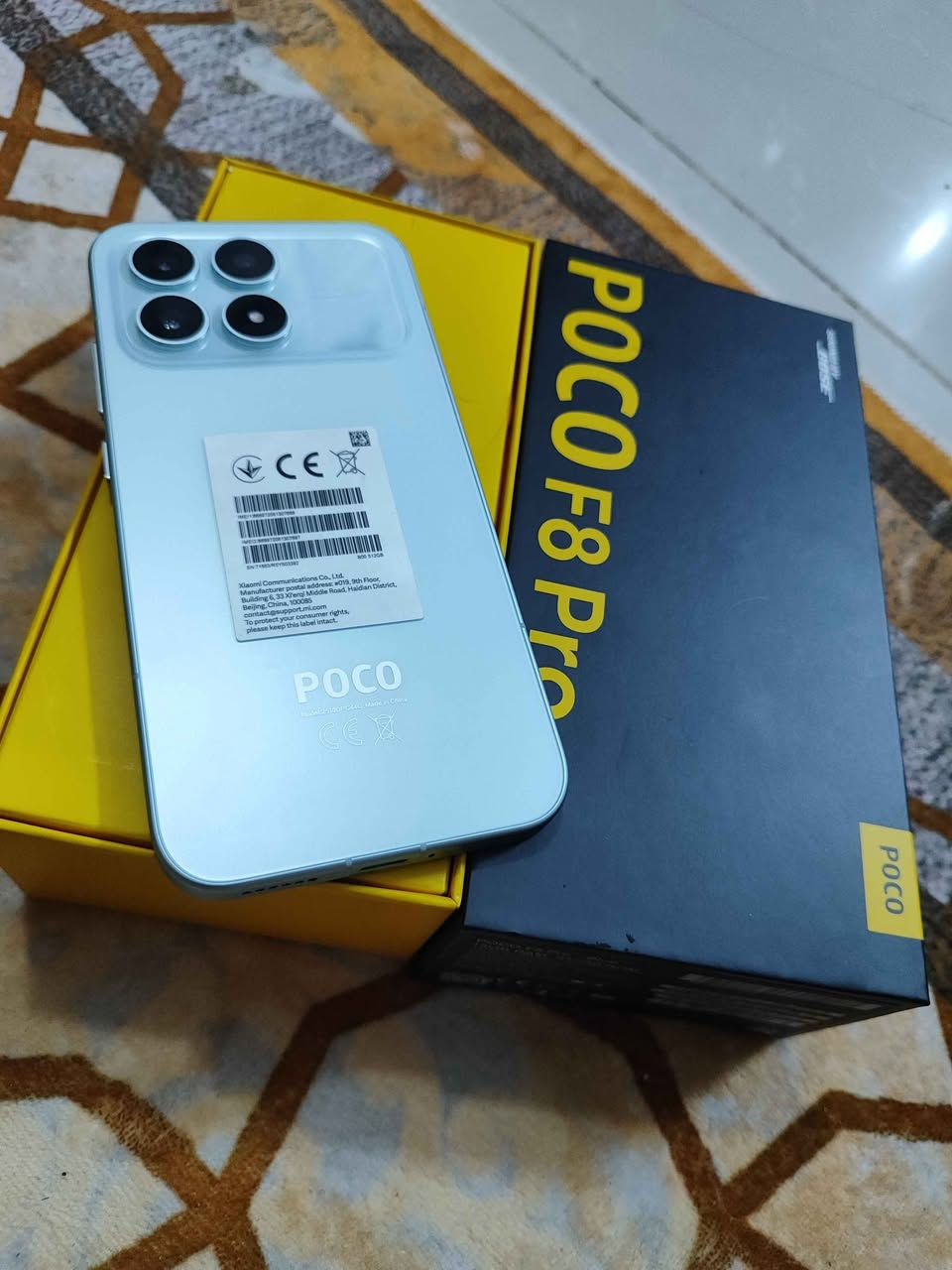 السلام عليكم 

بوكو اف 8 برو

نظافه 100/100
كامل ملحقات

ذاكره 512
عشوائيه 12

السعر 725

عنوان بغداد حسينيه 
رقم *********** Colombo, Sri Lanka
