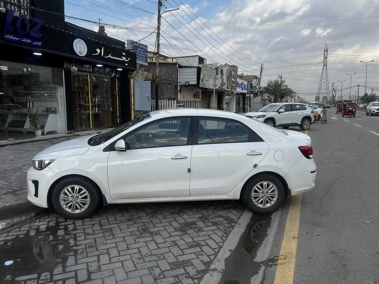 سلام عليكم
كيا بيجاس موديل 2020 خليجية
مكفولة من الضربة و الصبغ ما عدا بارد بالجنطة و موجود سونار بالمنشور ماشية 91 الف رقم بغداد الدولي بأسمي سنوية لل2031 
بيه شاشة و كامرة و حساسات و كشافات ضباب و تحكم ستيرن المواصفات العادية محرك 1400 كير at رايدها ب115 و بيها مجال شي بسيط مكاني بغداد الغزالية 
الرقم بيه واتساب للأتصال  ***********
