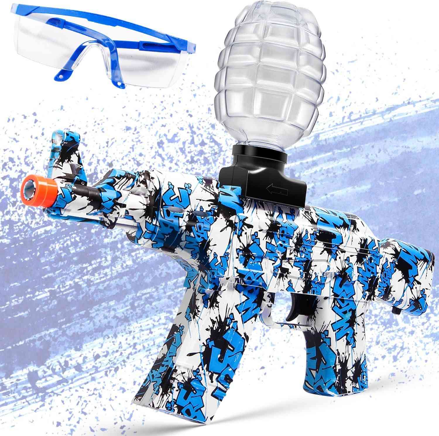 هذه البندقية هي لعبة مسدس كهربائي لإطلاق كرات الجل (Gel Blaster) طراز ST620B-2، وتعمل ببطارية ليثيوم قابلة لإعادة الشحن. [1, 2]
المميزات الرئيسية: تأتي اللعبة بتصميمين ملونين، وتطلق كرات مائية آمنة وصغيرة الحجم.

محتويات العبوة: تتضمن الحزمة كابل شحن USB، بطارية ليثيوم، زجاجة لتخزين الذخيرة، وكرات مائية (Water bombs).

أبعاد المنتج: يبلغ حجم البندقية تقريبًا \(31 \text{ سم} \times 28 \text{ سم}\)، بينما تأتي في علبة بأبعاد \(32.5 \text{ سم} \times 17 \text{ سم} \times 7 \text{ سم}\). [1, 

Instagram

جاهزين للأكشن؟ 🔥 مسدس الجيل التريند اللي قالب الدنيا متوفر ...

١٦‏/٠٣‏/٢٠٢٦ — جاهزين للأكشن؟. 🔥 مسدس الجيل التريند اللي قالب الدنيا متوفر! ... •. 💧 ذخيرة آمنة: طلقات خرز المياه تكبر لما تحطها في الماية، آمنة ومبتوجعش. متفوتش التريند واج...للحجز مراسله على الخاص او على الرقم واتس اب ***********

￼
