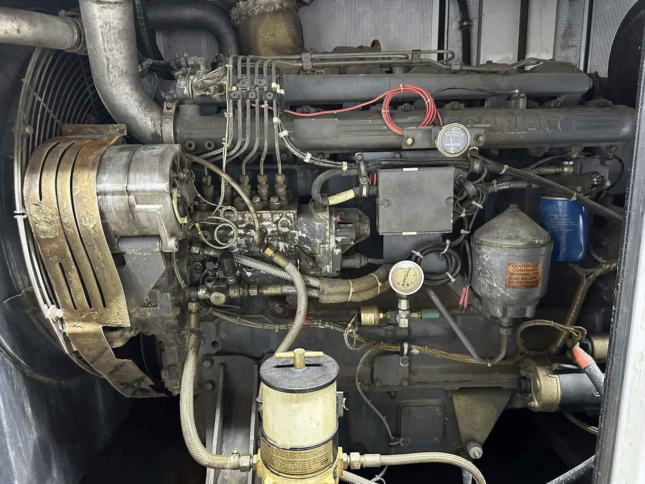 مولد اسكانيا 6كورات  250 KVA  فول توماتيك  ئوتو كل بشرط مامفتوع برغى ***********
