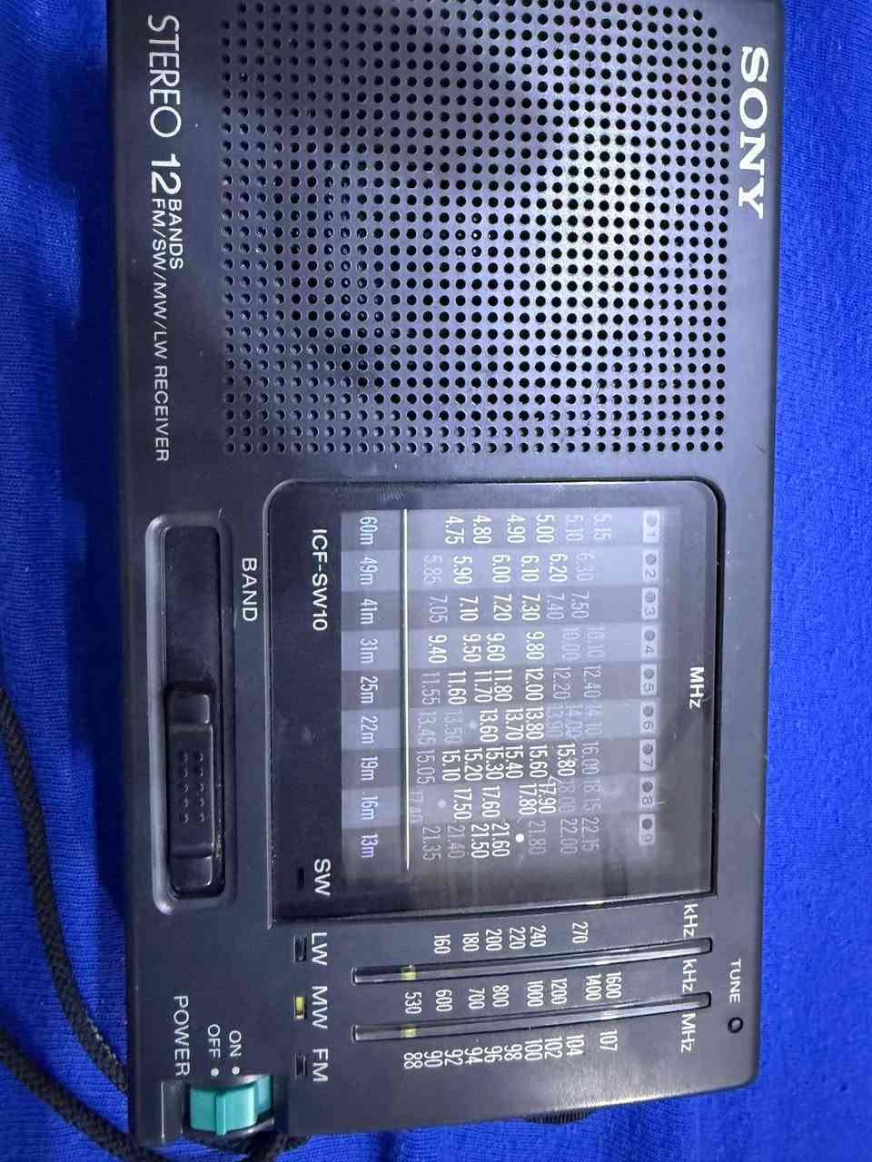 السلام عليكم ، متوفر راديو سوني ياباني اصلي حفر للبيع ، جديد بالكرتون، صوتة واضح وحلو ،١٢ موجة داخلية ،نضافة ١٠٠ جديد ،سعرة ٩٠ الف وبي مجال ، للإستفسار ماسنجر خاص مكاني نجف وعندي توصيل لكل المحافضات


**إذا كنت صاحب هذا الإعلان وتريد حذفه لأي سبب، رجاءا أرسل رسالة إلى الدعم الفني**