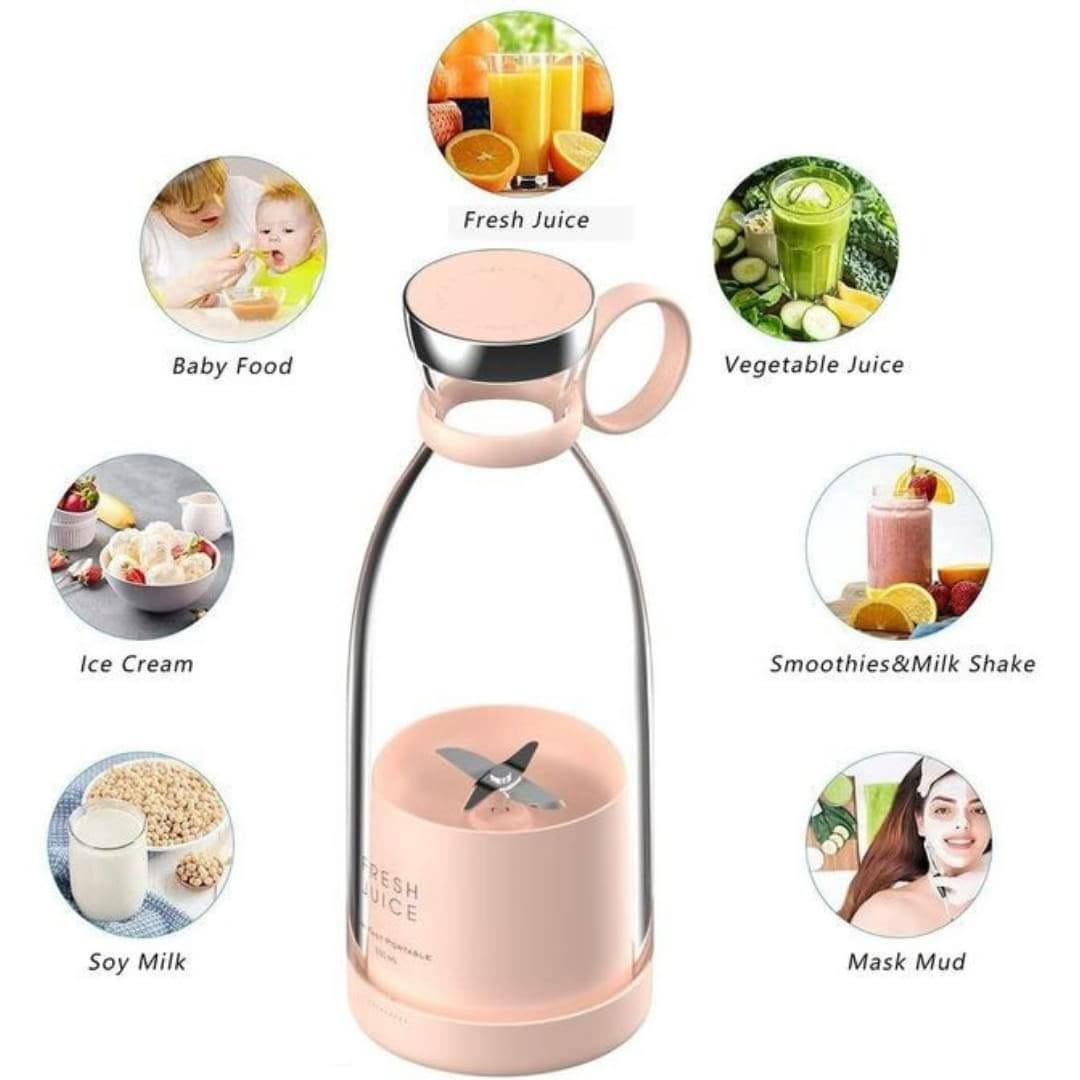 بلندر الاصلي من شركة fresh juice ♥️ الخلاط رقم #1 مبيعاً في العالم
لإصحاب الذوق الرفيع والمميزين
تاخذه وياك وين ما تروح وتسوي المشروب الي يعجبك

تتمرن وتروح للجم اخلط مشروب البروتين الي تحبة
يعني خلاط مناسب للكل 

مميزاته:
1-خفيف الوزن وسهل الحمل
2-سهل التنظيف
3-يعمل عن طريق شحن
4-ياتي مع شاحن لاسلكي سريع جداً
5-شفرات حادة وسريعة جدا لخلط جميع انواع المشروبات وحتى الثلج
6-حجمة ٣٥٠ ملم

متوفر باللونين وردي💖 ابيض🤍
السعر 31الف 
🚘 يوجد خدمة توصيل لجميع محافظات العراق 5 الاف 🚘


**إذا كنت صاحب هذا الإعلان وتريد حذفه لأي سبب، رجاءا أرسل رسالة إلى الدعم الفني**