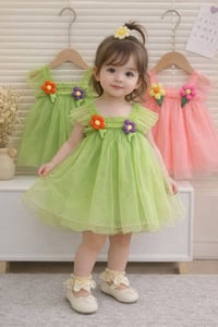 فستان بناتي • مقاسات ٢-٧ سنة