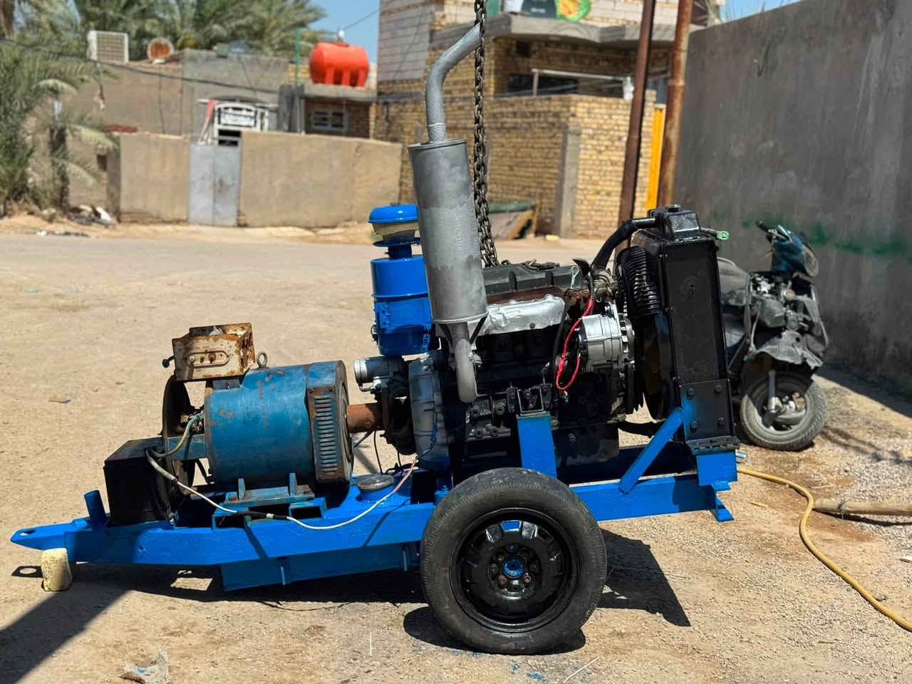السلام عليكم للبيع مولدة كية جديدة لا بخار ولا تنقيص جنريتر جديد باتري جاهزة المكان دوانيه قضاء الشامية الرقم ل تواصل ***********
