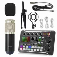 بكج مكسر صوت - V8 Sound Card  يستخدم للبث المباشر في تيك توك وغيرها من...